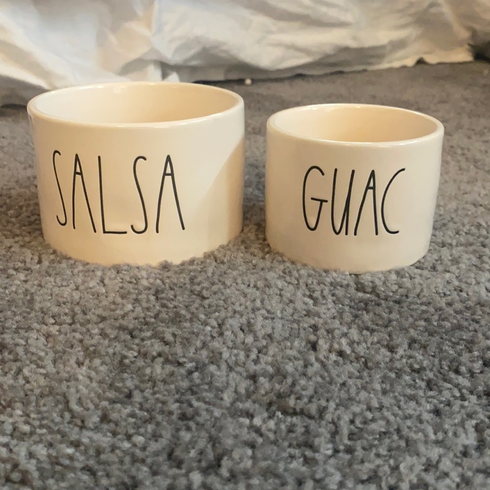 Rae Dunn Salsa & Gauc Dishes